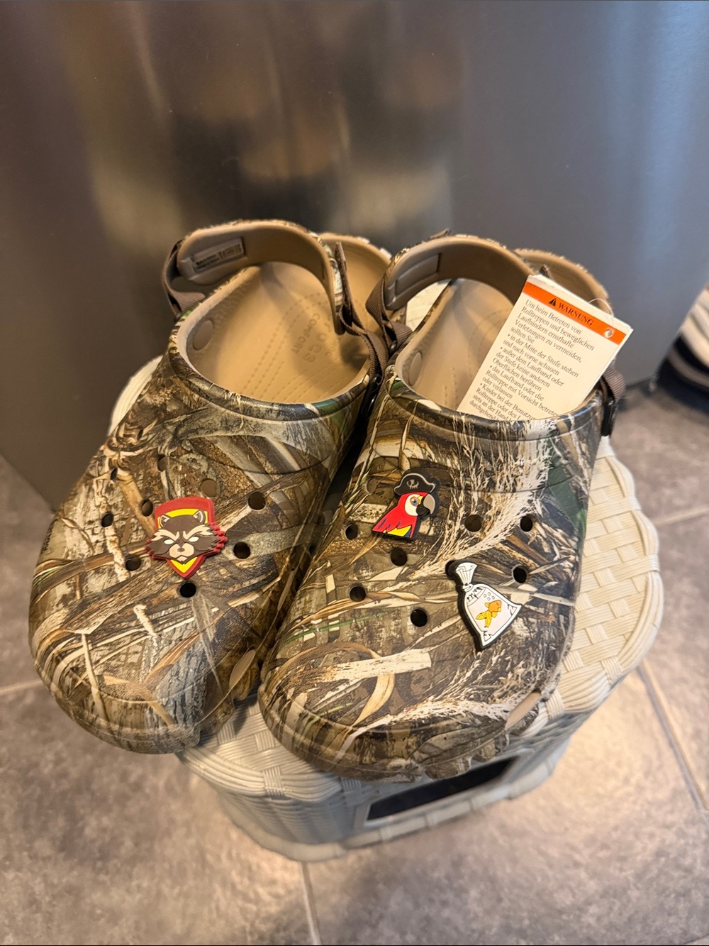 ❗️BN❗️Crocs Classic Realtree Camo Clogs with Jibbitz